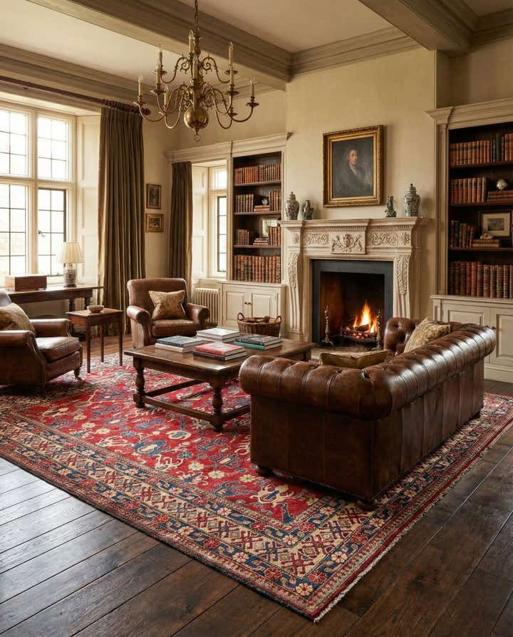 13' 9 x 17' 10 Hand Knotted Kazak Wool Rug
