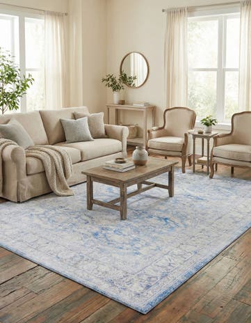 7' 6 x 10' 6 Washable Timeless Rug