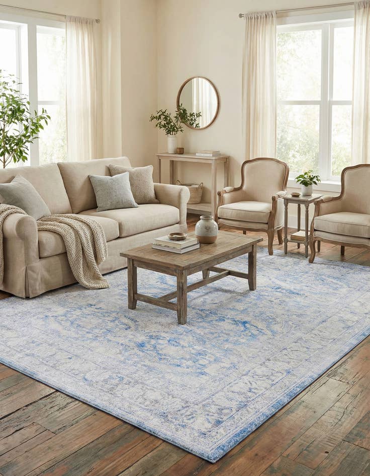 Detail image of 7' 6 x 10' 6 Washable Timeless Rug