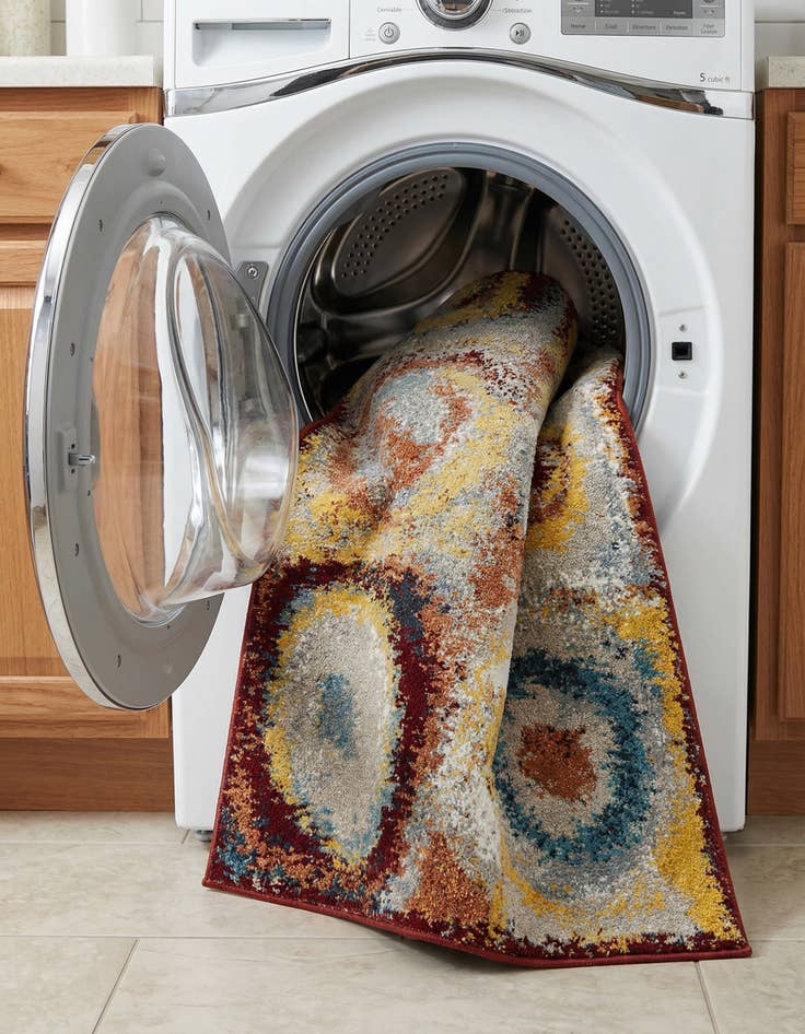 Detail image of 3' 3 x 5' 3 Kamala Washable Rug