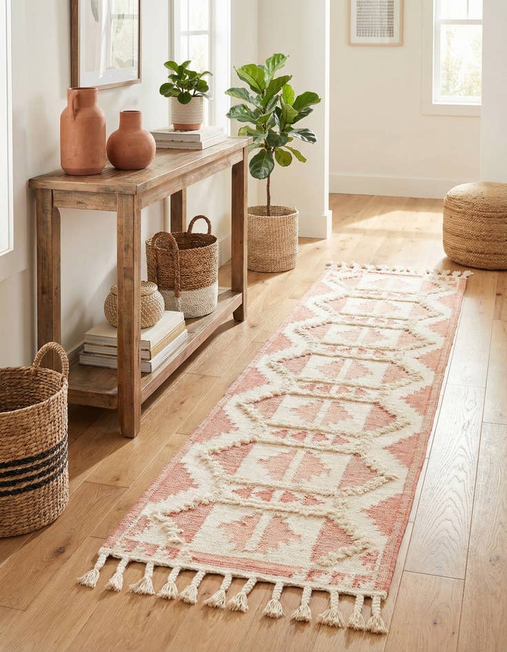 Detail image of  2' 7 x 10'  Hand Woven Arizona Wool Runner Rug