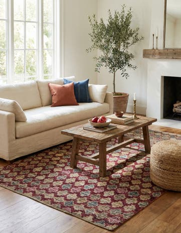5' 4 x 7' 10 Hand Knotted Darya Wool Rug
