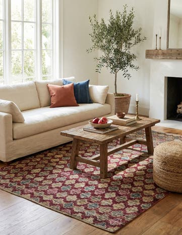5' 4 x 7' 10 Hand Knotted Darya Wool Rug