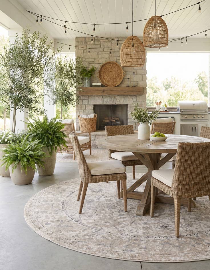 Detail image of 10' x 10' Oregon Round Rug