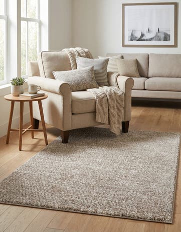 Cloud Gray Sepia Rug