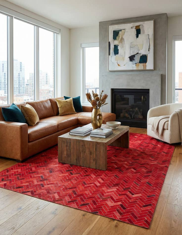 Detail image of 5' x 8' Cowhide Rug