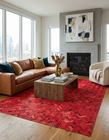 5' x 8' Cowhide Rug