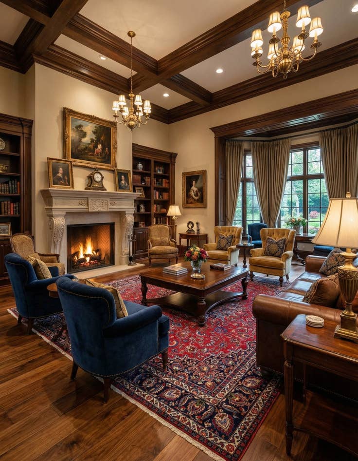 Detail image of 9' 7 x 13' Mashad Wool Rug