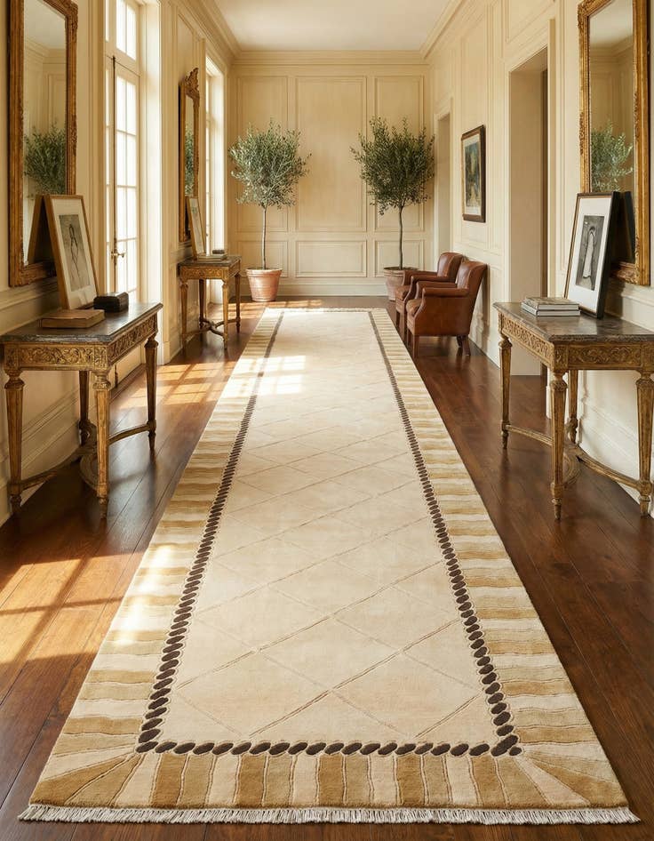 Detail image of 3' 5 x 16' 1 Darya Runner Rug