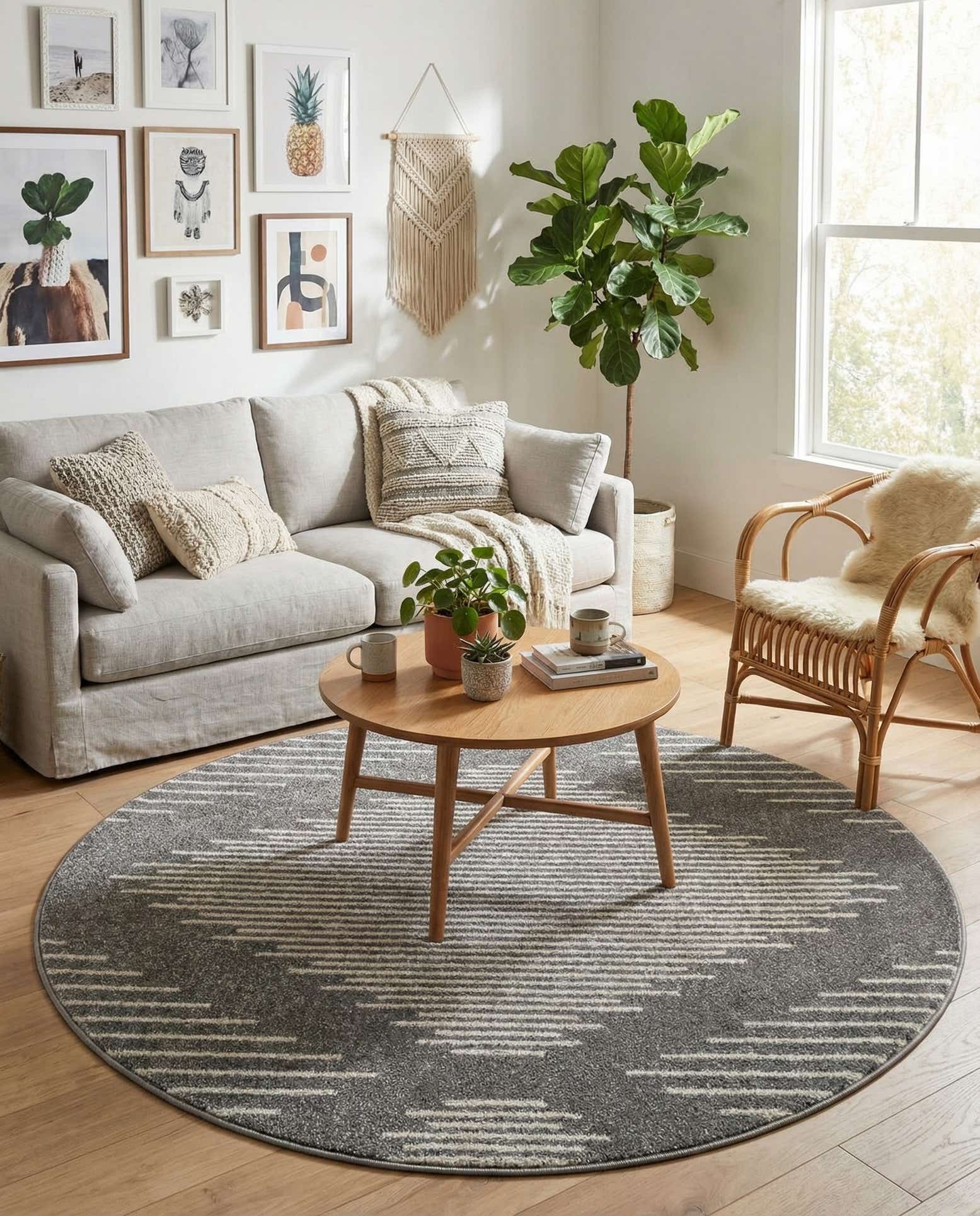 5' x 5' Kai Round Rug