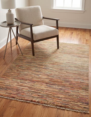 5' x 6' 3 Hand Knotted Modern Ziegler Wool Rug