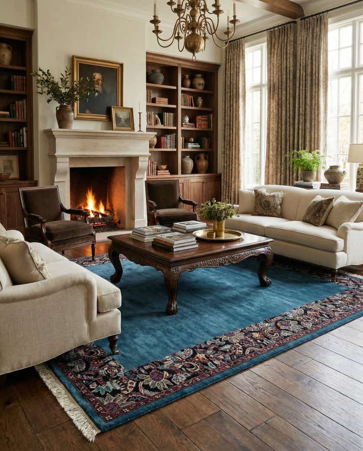 6' 8 x 10' Hand Knotted Tibet Wool Rug