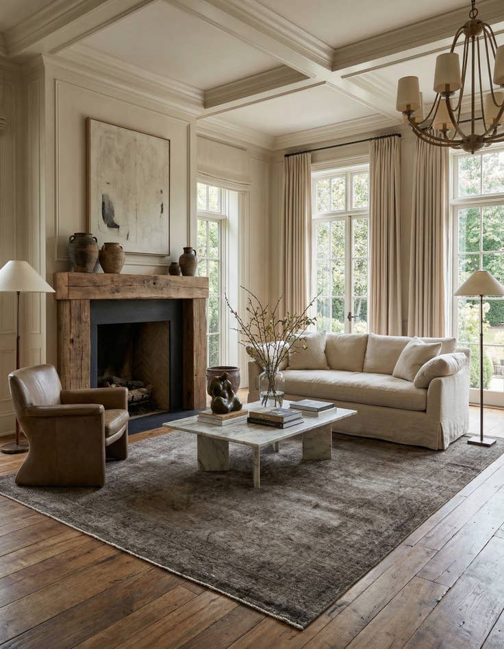 Detail image of 7' 8 x 11' 6  Hand Knotted Ultra Vintage Persian Wool Rug