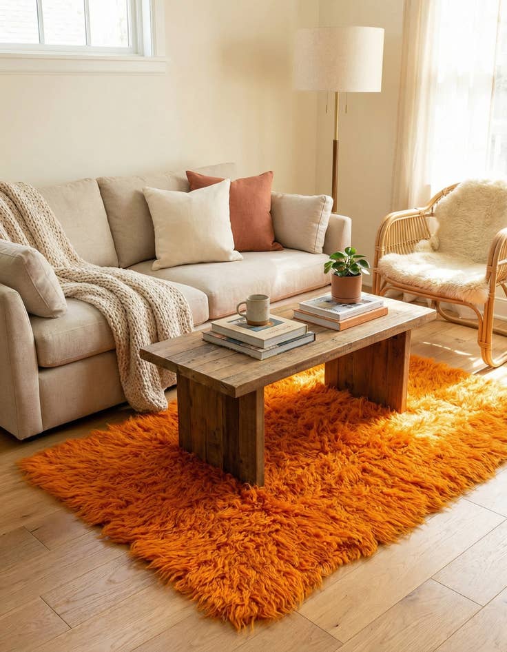 Detail image of 2' x 3' 8  Hand Knotted Moroccan Wool Rug