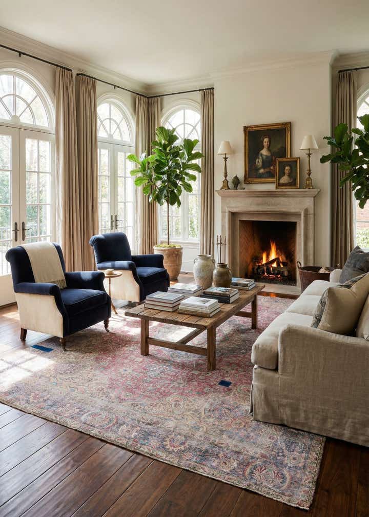 9' x 13' 2 Hand Knotted Ultra Vintage Persian Wool Rug