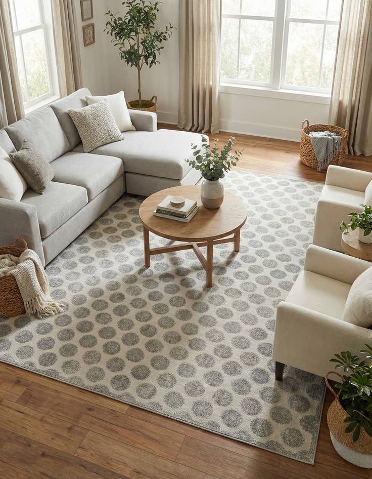 Detail image of 9' x 12'  Washable Sabrina Soto Indoor / Outdoor Rug