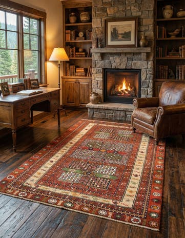 3' 8 x 5' 4 Balouch Rug