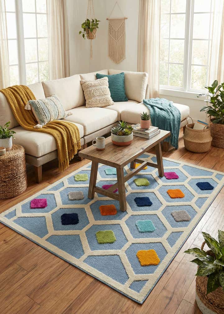 4' x 6' Easy-Clean Aruba Indoor / Outdoor Rug