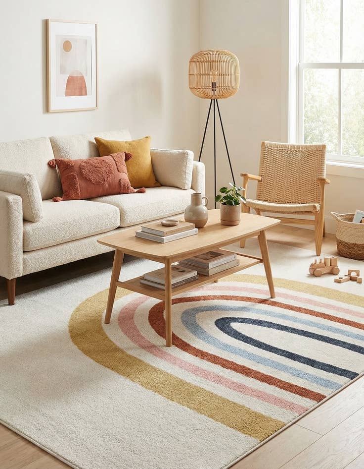 Detail image of 5' x 8' Kamala Washable Rug