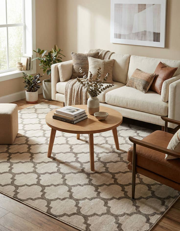 Detail image of  10' x 13' Lattice Rug