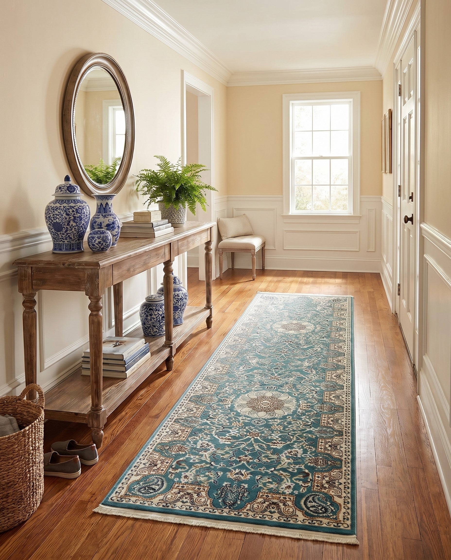 3' x 13' Nain Design Runner Rug