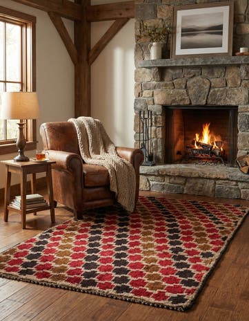 2' 9 x 4' 8 Hand Knotted Balouch Persian Wool Rug