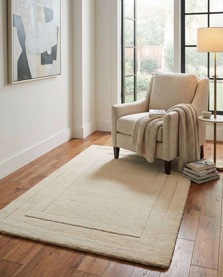 Detail image of 2' 8 x 5' Luna Wool Rug