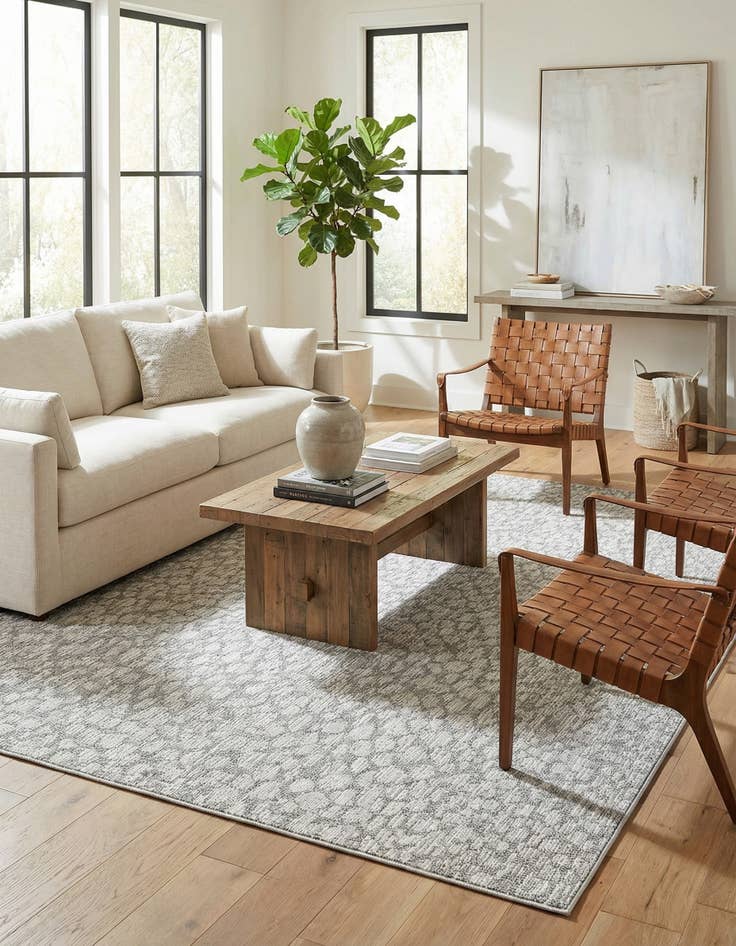 Detail image of 7' 10 x 10'  Washable Safari Indoor / Outdoor Rug