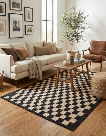 4' 1 x 5' 7 Hand Woven Kilim Suzani Wool Rug