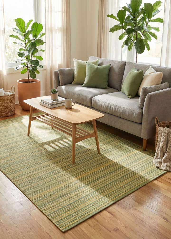 5' x 8' Easy-Clean Vista Breeze Indoor / Outdoor Rug