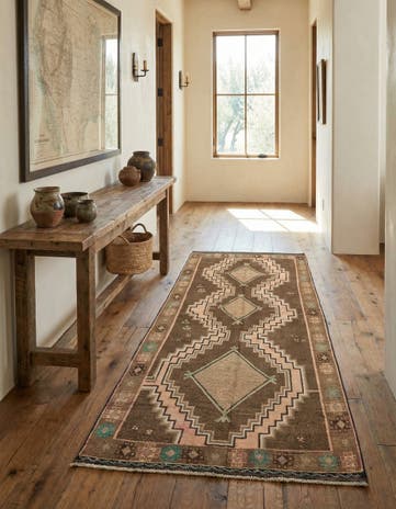 3' 5 x 6' 4 Hand Knotted Meshkin Persian Wool Runner Rug