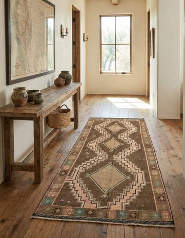 3' 5 x 6' 4 Hand Knotted Meshkin Persian Wool Runner Rug
