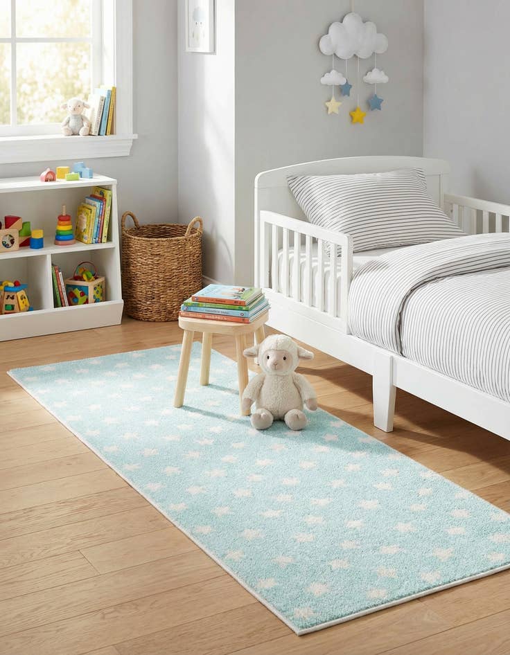 Detail image of  2' 2 x 6' Whimsy Kids Runner Rug