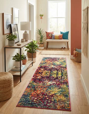 2' 7 x 8' Washable Sevilla Runner Rug