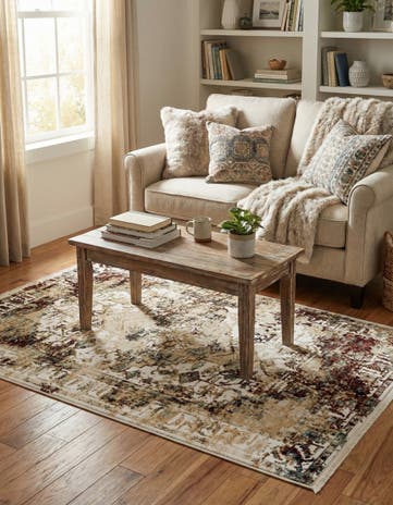 4' x 6' Nain Design Rug