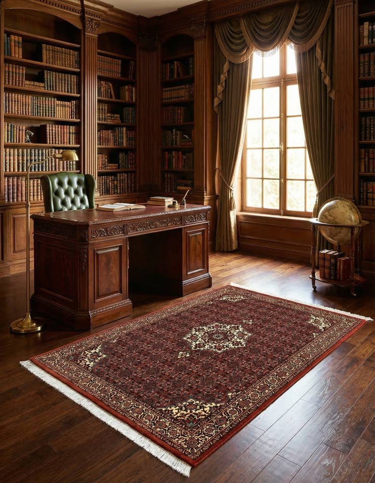 Detail image of 3' 9 x 5' 9 Bidjar Wool Rug