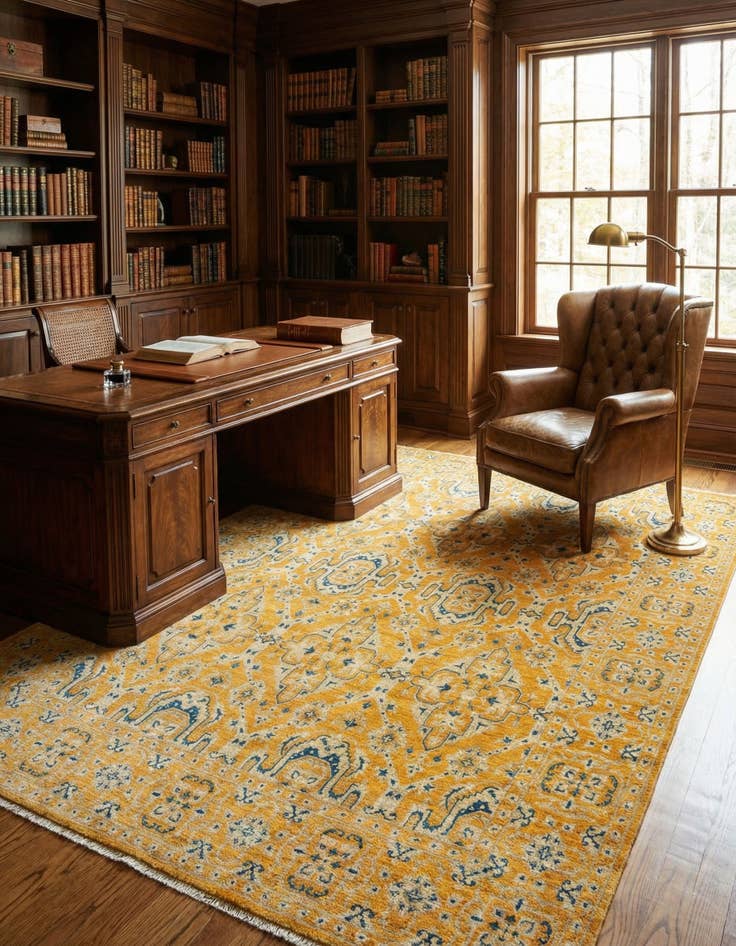 Detail image of  8' 3 x 9' 8 Ziegler Wool Rug