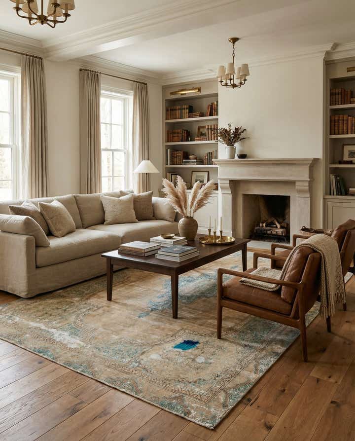 7' 9 x 11' 10 Hand Knotted Ultra Vintage Persian Wool Rug