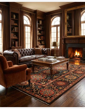 7' 1 x 9' 5 Hand Knotted Ariana Ziegler Oriental Rug