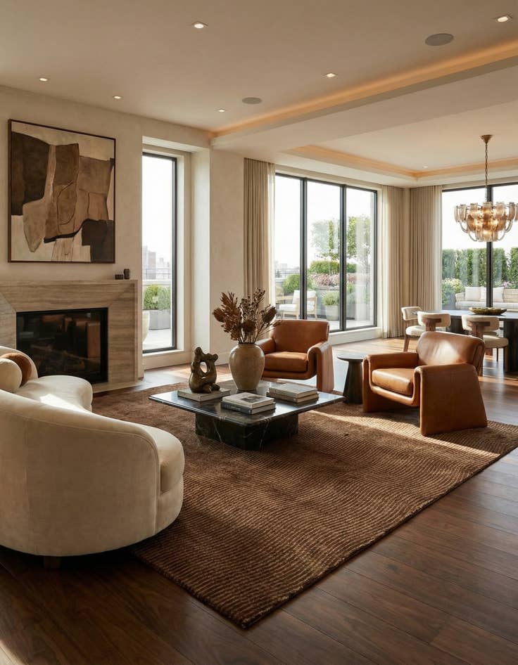 Detail image of 7' 5 x 9' 8 Modern Nehmo Rug