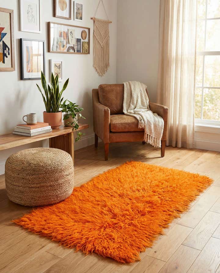 60cm x 120cm Handgeknüpft Marokkanisch Wolle Läufer Teppich