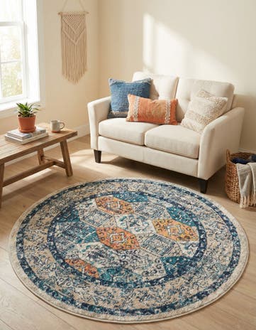 Lola Round Rug