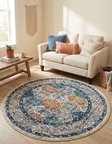 Lola Round Rug