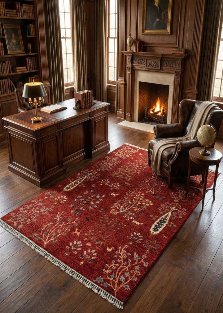 4' 11 x 6' 7 Ariana Wool Rug