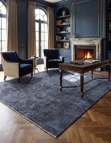 5' 6 x 8' 4 Vintage Royal Wool Rug