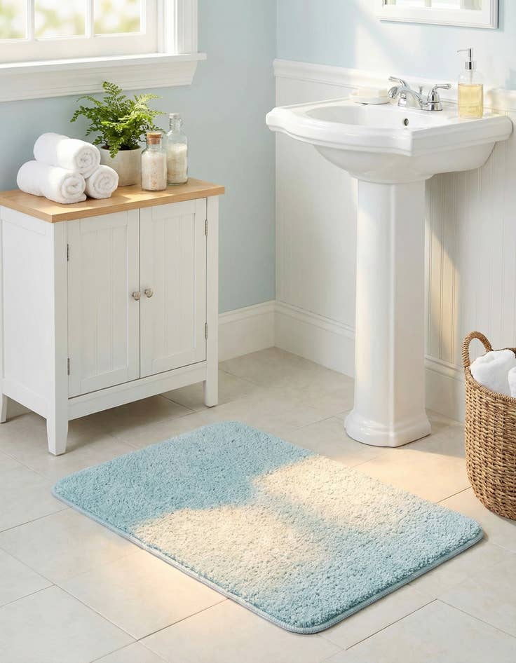 Detail image of 1' 8 x 2' 7 Bano Everyday Bath Mat