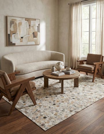 5' 1 x 8' 1 Cowhide Stocks Rug