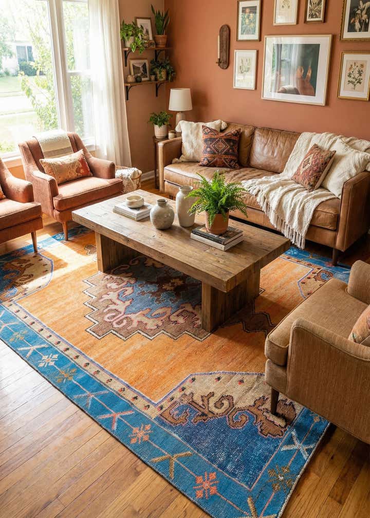 8' 4 x 12' Washable Timeless Rug