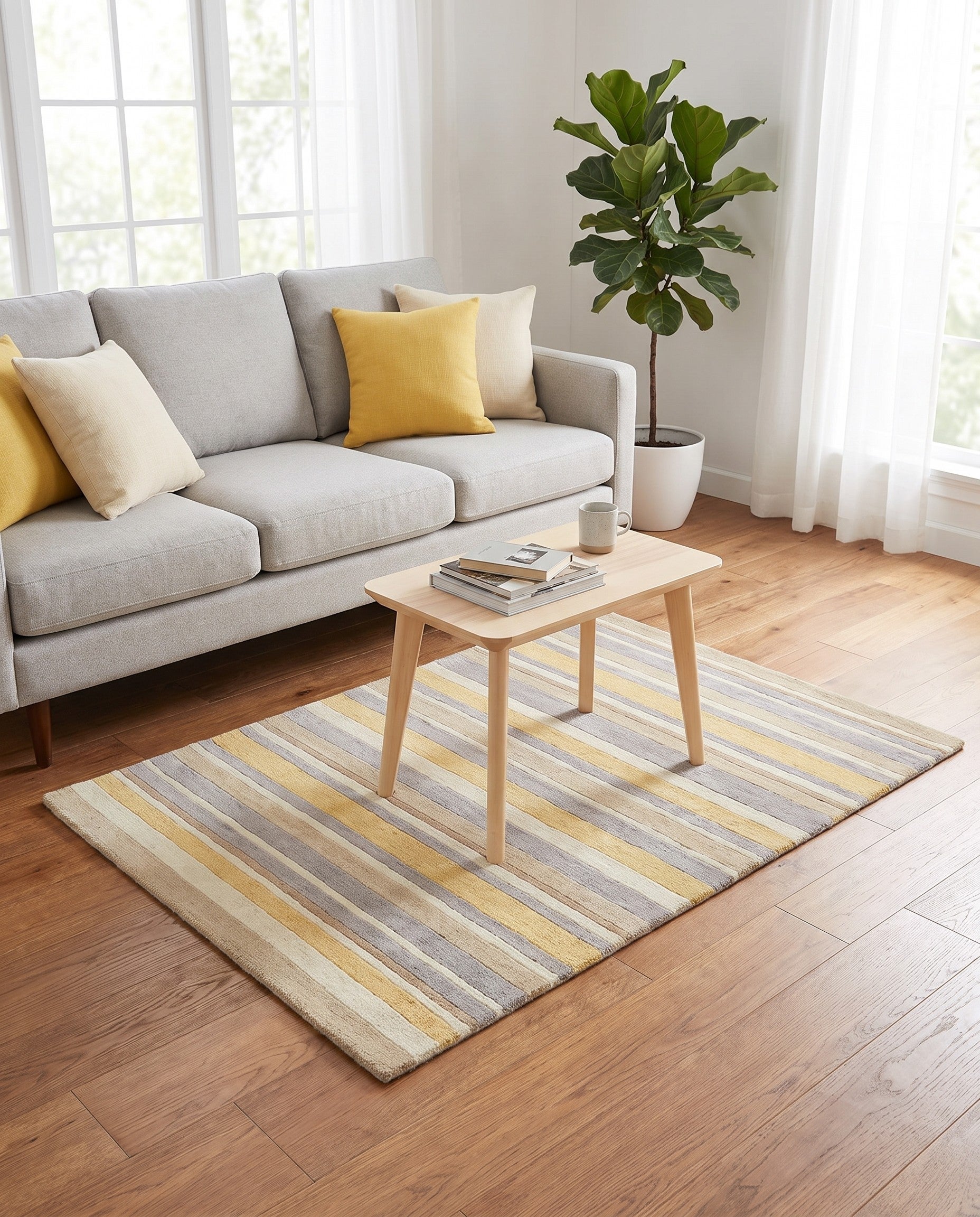 4' x 5' 6 Luna Wool Rug