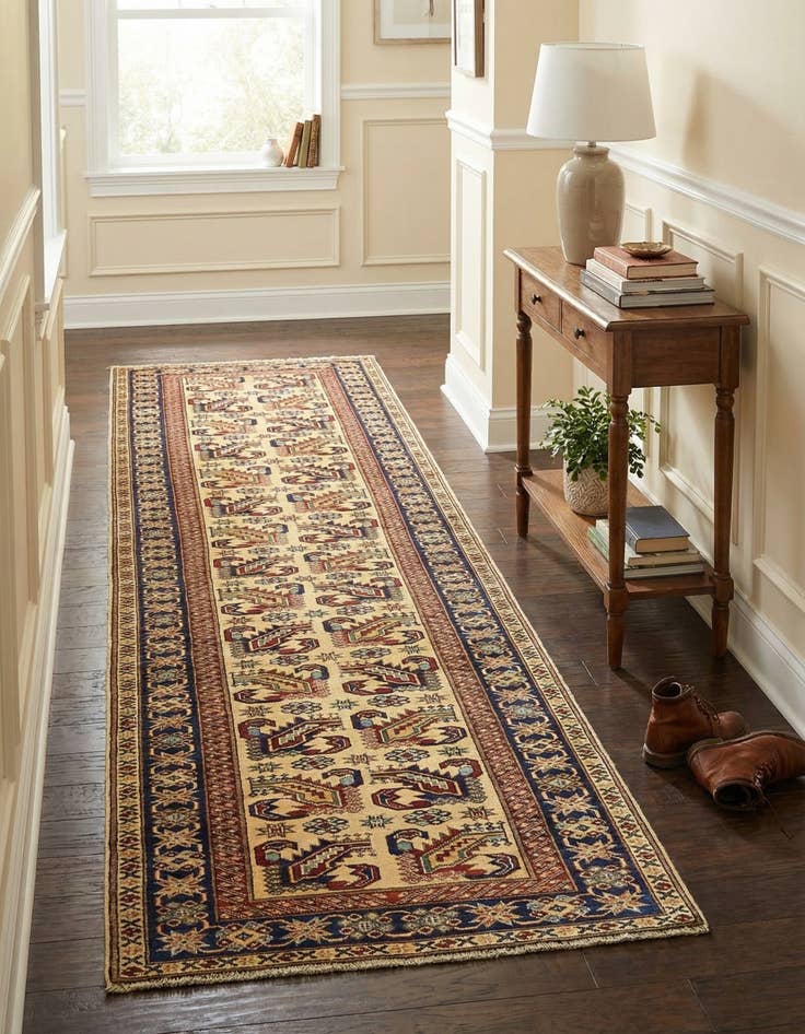 Detail image of 2' 9 x 9' 8  Hand Knotted Kazak Oriental Runner Rug